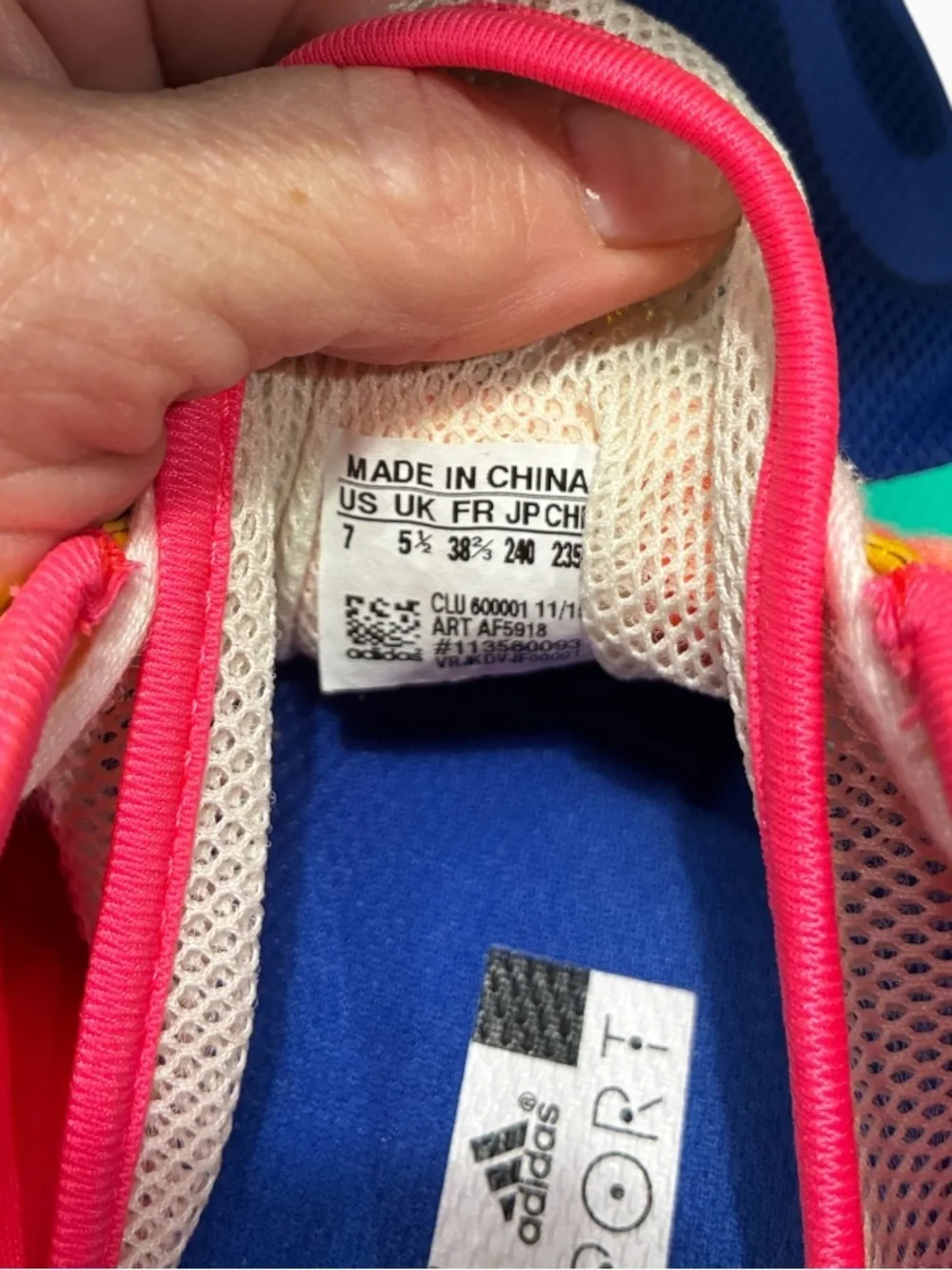 adidas Women's Stella Sport Multicolor Athletic Sneakers - Navy, Pink, Teal.